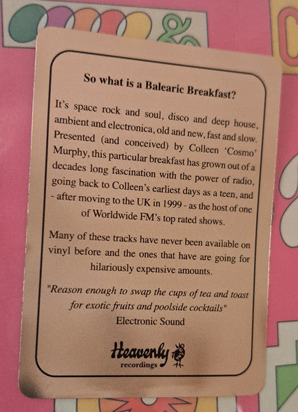 Colleen 'Cosmo' Murphy* : Balearic Breakfast Vol:2 (2xLP, Comp, Ltd)