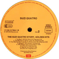 Suzi Quatro : The Suzi Quatro Story - 12 Golden Hits (LP, Comp, RE)