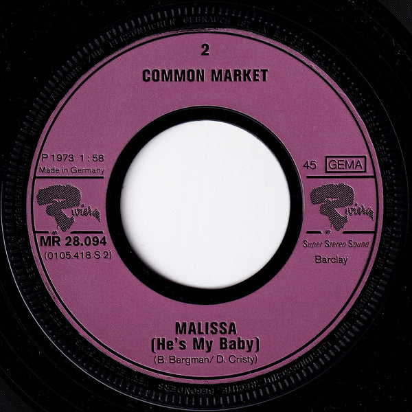 Common Market (2) : I Can't Get No Satisfaction (7", Single)