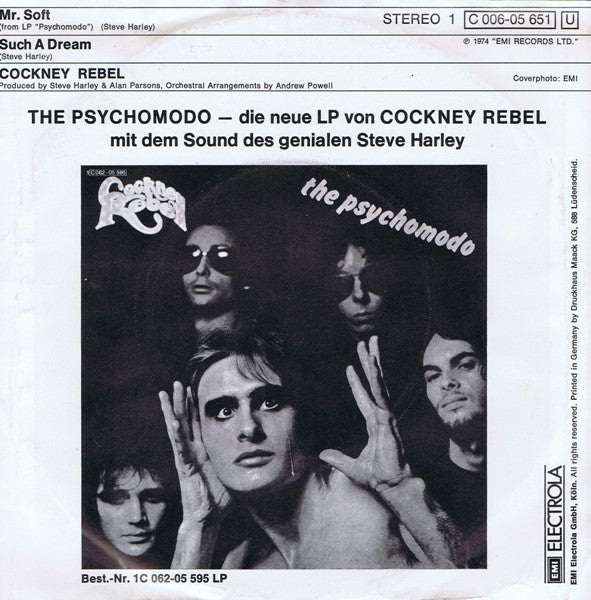 Cockney Rebel : Mr. Soft (7")