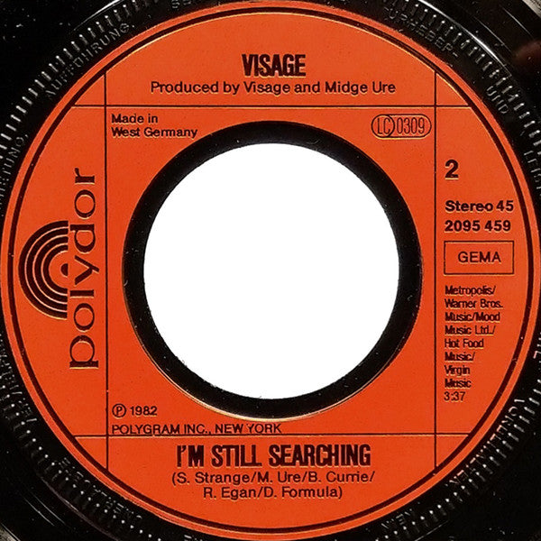 Visage : Night Train (7", Single)