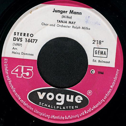 Tanja May : Ohne Vertrauen Geht Es Nicht / Junger Mann (7", Single)
