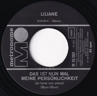 Liliane : Das Ist Nun Mal Meine Persönlichkeit (7", Single)