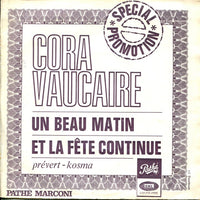 Cora Vaucaire : Un Beau Matin (7")