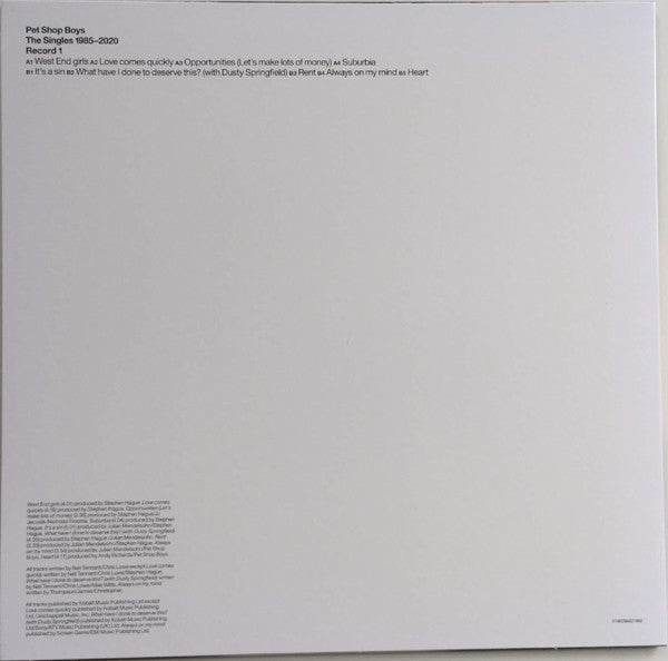 Pet Shop Boys : Smash (The Singles 1985-2020) (6xLP, Comp, RM + Box)