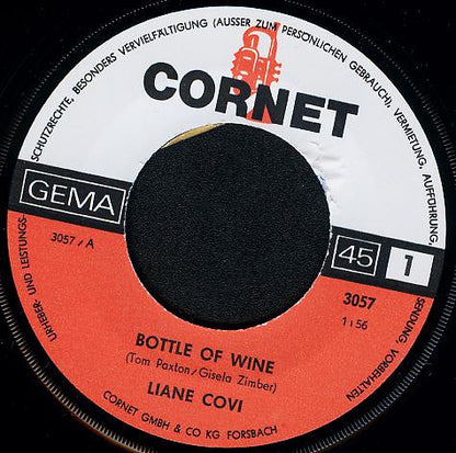Liane Covi : Bottle Of Wine / Alles Oder Nichts (7", Single)