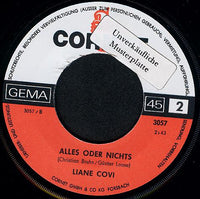 Liane Covi : Bottle Of Wine / Alles Oder Nichts (7", Single)