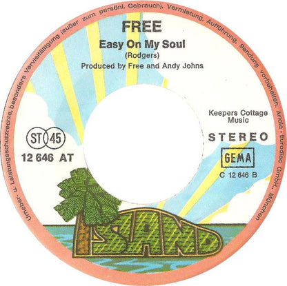 Free : Travellin' In Style (7", Single)