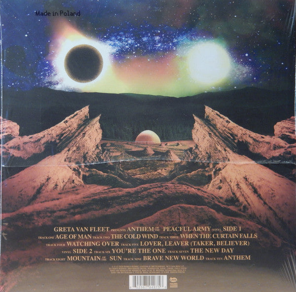 Greta Van Fleet : Anthem Of The Peaceful Army (LP, Album, RE)