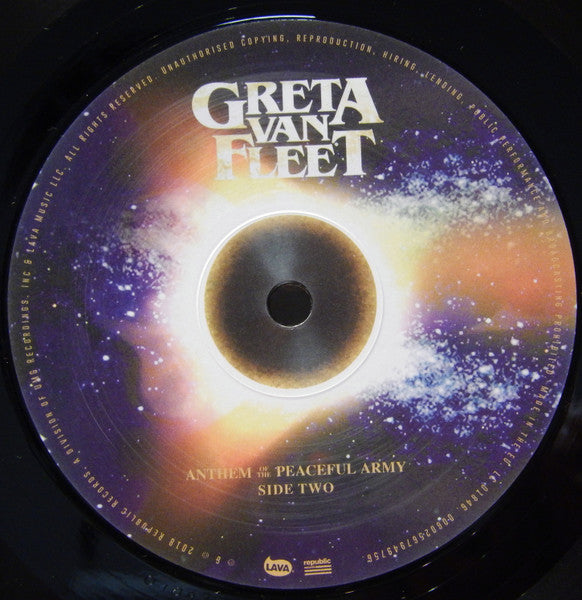 Greta Van Fleet : Anthem Of The Peaceful Army (LP, Album, RE)