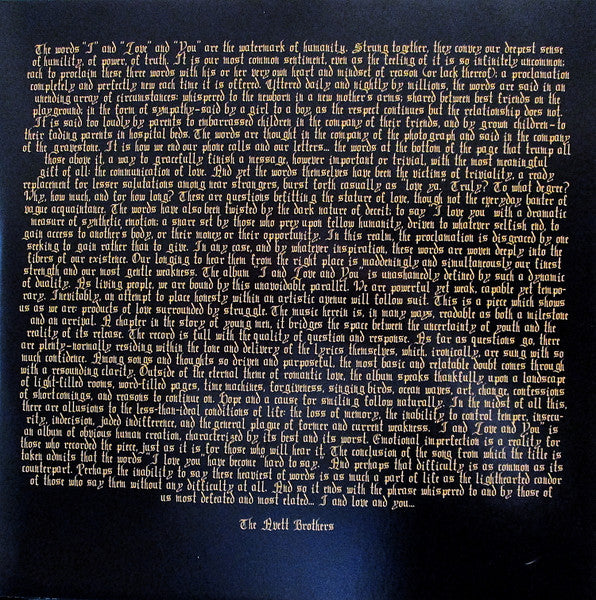 The Avett Brothers : I And Love And You (2xLP, Album)