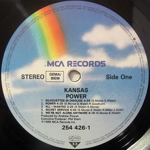 Kansas (2) : Power (LP, Album)