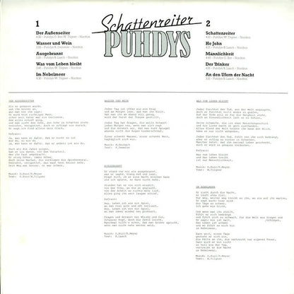 Puhdys : Puhdys 9: Schattenreiter (LP)