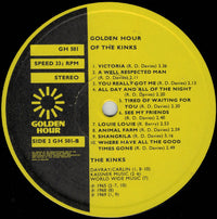 The Kinks : Golden Hour Of The Kinks (LP, Comp)