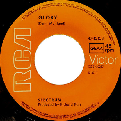 The Spectrum : Glory (7", Single)