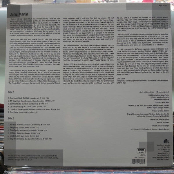 Janis Martin (2) : Love And Kisses (LP, Comp, 180)