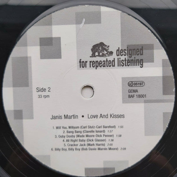 Janis Martin (2) : Love And Kisses (LP, Comp, 180)