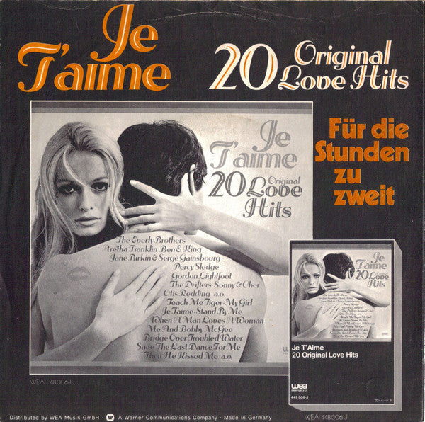 Jane Birkin Avec Serge Gainsbourg : Je T'aime ... Moi Non Plus / Jane B. (7", Single, RE)