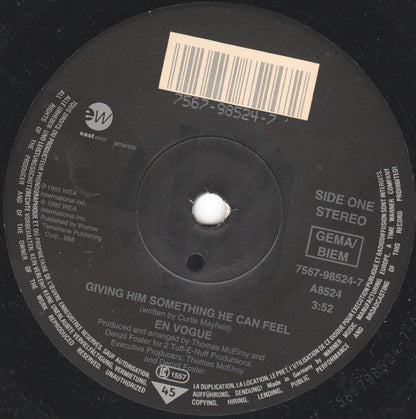 En Vogue : Giving Him Something He Can Feel (7", Single)