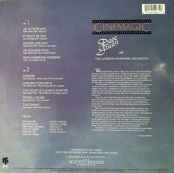 Dave Grusin : Cinemagic (LP, Album)