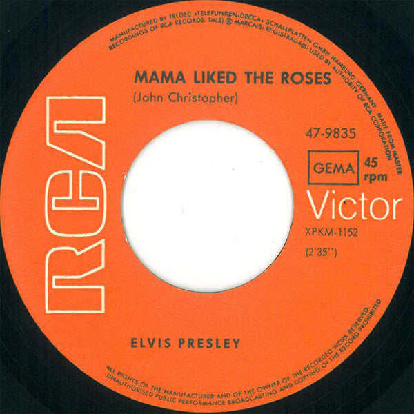 Elvis* : The Wonder Of You (7", Single)
