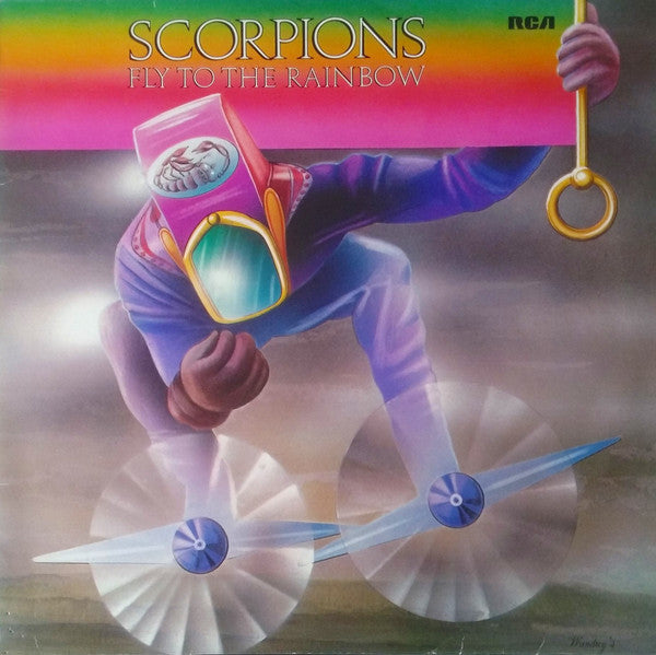 Scorpions : Fly To The Rainbow (LP, Album, RE, Bla)