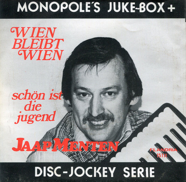 Jaap Menten : Wien Bleibt Wien (7", Single, Blu)