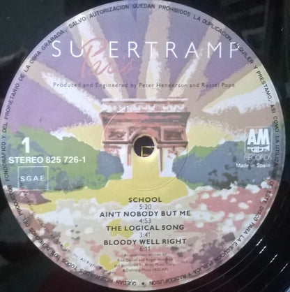 Supertramp : Paris (2xLP, Album, RE, Gat)