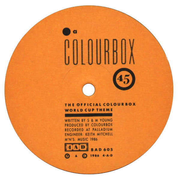 Colourbox : The Official Colourbox World Cup Theme (12", Single)