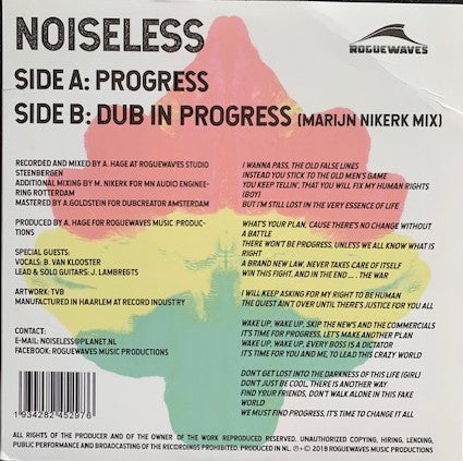 Noiseless (5) : Progress (7", Single, Sma)