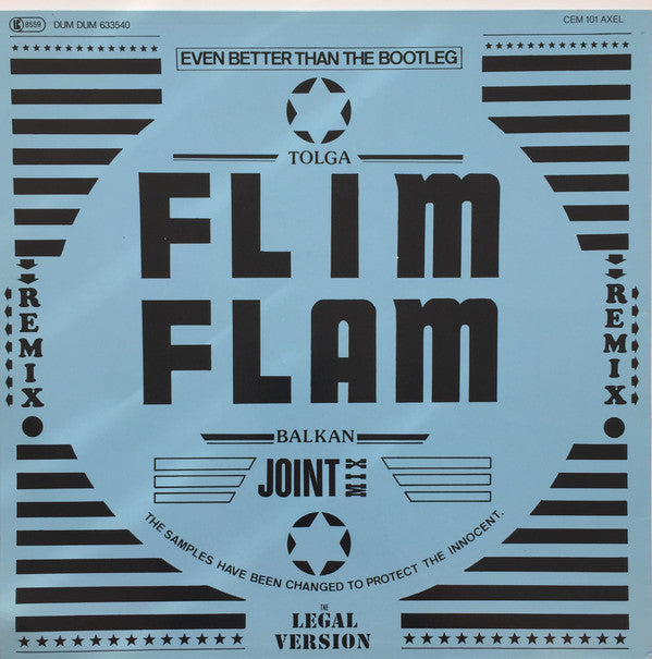 Tolga "Flim Flam" Balkan : The Best Of Joint Mix (12")
