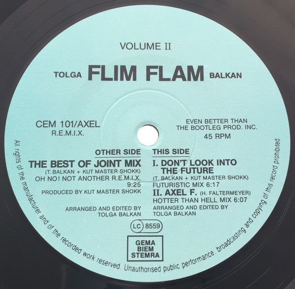 Tolga "Flim Flam" Balkan : The Best Of Joint Mix (12")