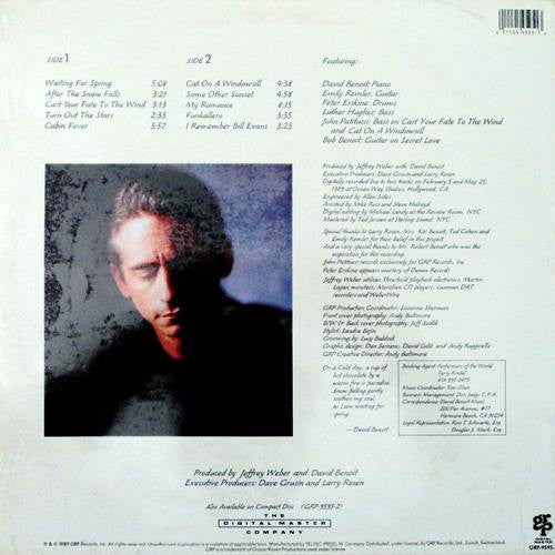 David Benoit : Waiting For Spring (LP, DMM)