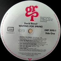 David Benoit : Waiting For Spring (LP, DMM)