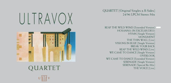 Ultravox : Quartet  [Deluxe Edition] (CD, Album, RE, RM + 5xCD + DVD, Album, RE, Multich)
