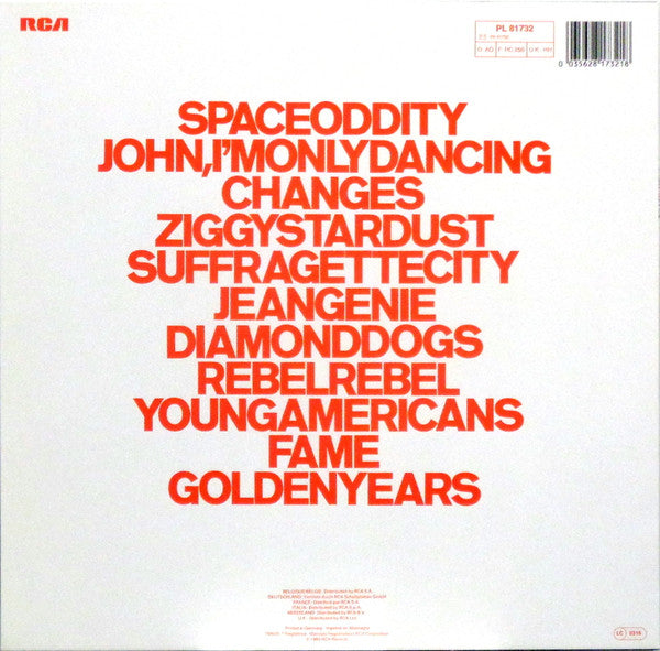 David Bowie : ChangesOneBowie (LP, Comp, RE)