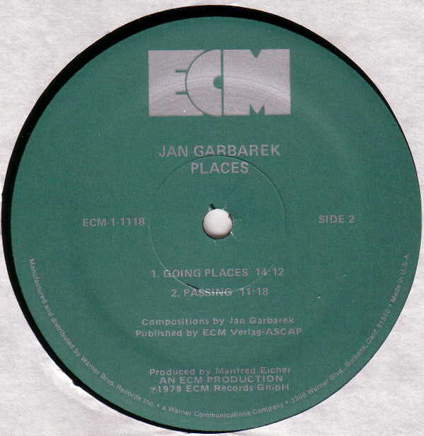 Jan Garbarek : Places (LP, Album)