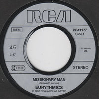 Eurythmics : Missionary Man (7", Single)