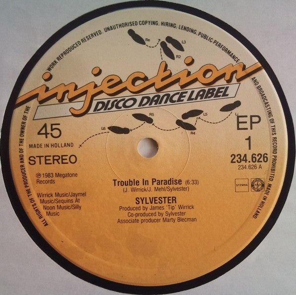 Sylvester : Trouble In Paradise (12", EP)