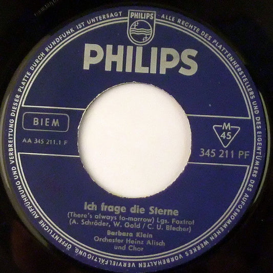 Barbara Klein : Ich Frage Die Sterne / Dieser Tag (7")
