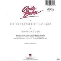 Anita Baker : Giving You The Best That I Got (7")