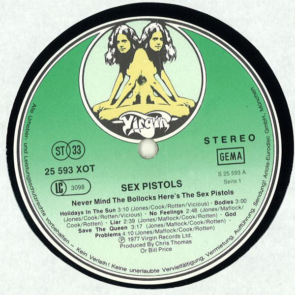 Sex Pistols : Never Mind The Bollocks Here's The Sex Pistols (LP, Album)