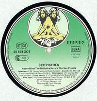 Sex Pistols : Never Mind The Bollocks Here's The Sex Pistols (LP, Album)