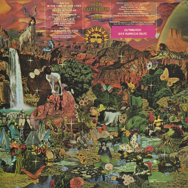 Iron Butterfly : Live (LP, Album)