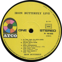 Iron Butterfly : Live (LP, Album)