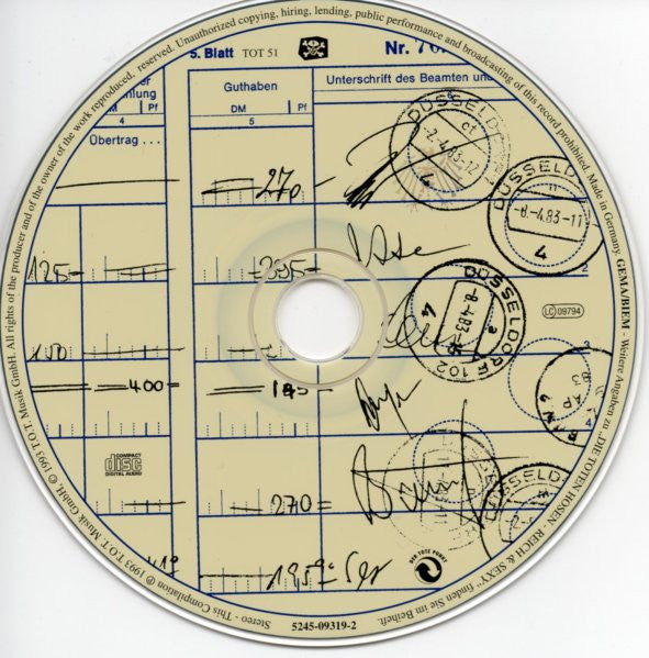 Die Toten Hosen : Reich & Sexy (CD, Comp, RE)