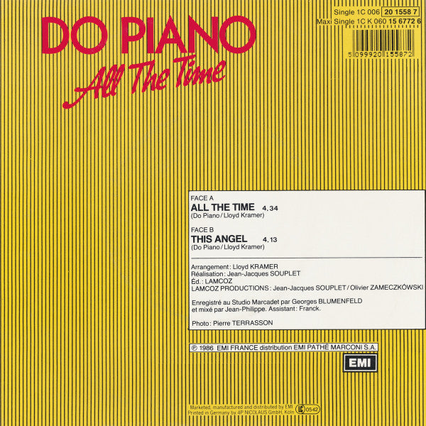 Do Piano : All The Time (7", Single)
