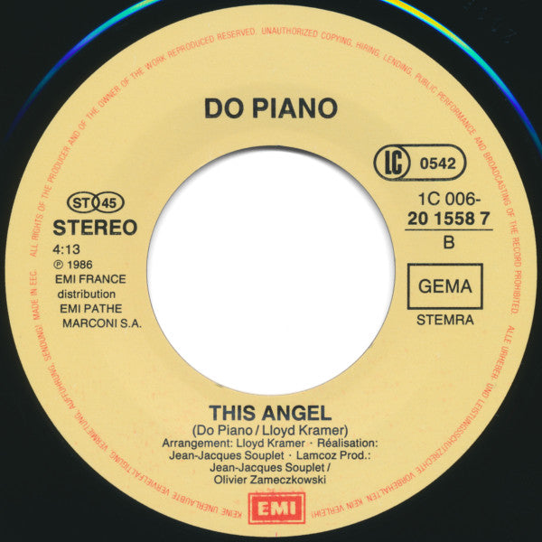 Do Piano : All The Time (7", Single)