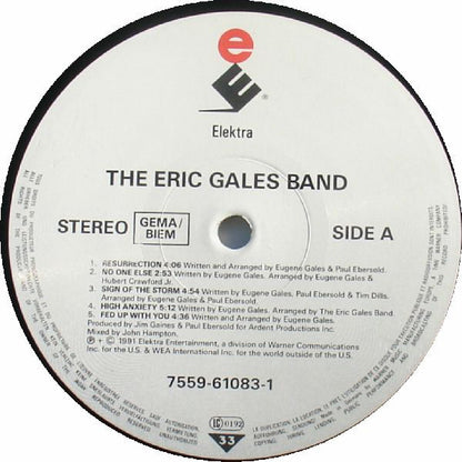 The Eric Gales Band : The Eric Gales Band (LP, Album)