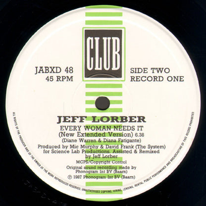 Jeff Lorber Featuring Karyn White : The Facts Of Love (2x12")